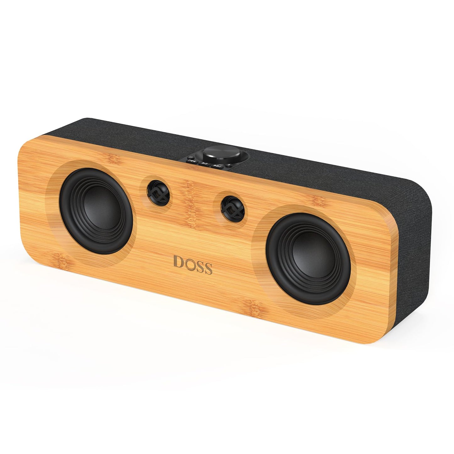 DOSS SoundBox H200 50W Home Bluetooth Speaker with Dual 3.5-Inch Woofers, Two 1-inch Tweeters, 35H Playtime, TWS, Sustainable Materials