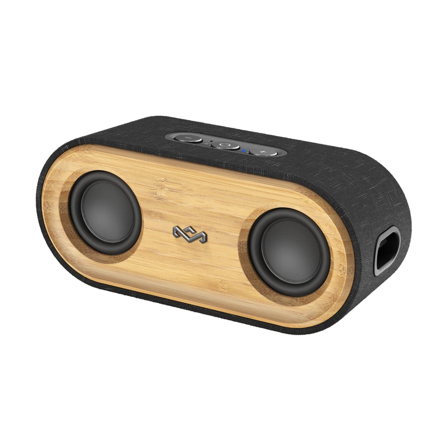 House of Marley Get Together 2: Portable Speaker with Wireless Bluetooth Connectivity, 20 Hours of Playtime and Sustainable Materials, IP65 Dust and Water Resistance, Signature Black