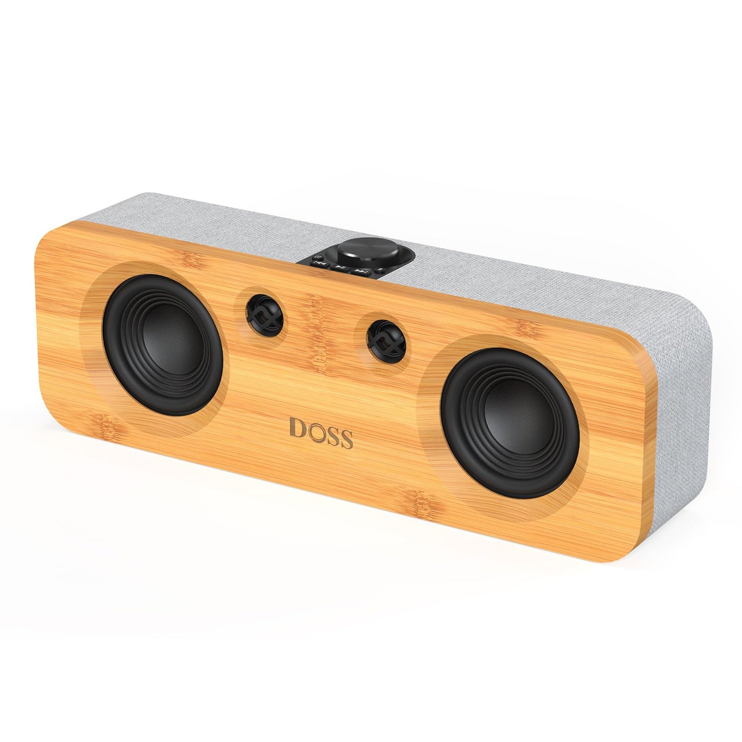 DOSS SoundBox H200 50W Home Bluetooth Speaker with Dual 3.5-Inch Woofers, Two 1-inch Tweeters, 35H Playtime, TWS, Sustainable Materials