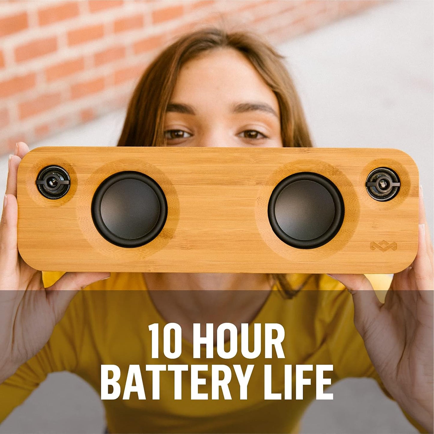 House of Marley Get Together Mini: Portable Speaker with Wireless Bluetooth Connectivity, 10 Hours of Indoor/Outdoor Playtime