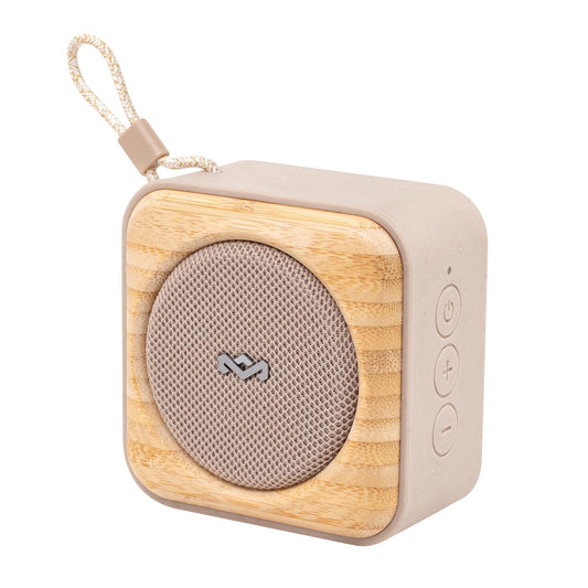 House of Marley Roots Bluetooth Speaker, Portable Wireless, IP67 Waterproof, 10-Hour Playtime, Quick Charge, Party Pair, Bottle Opener