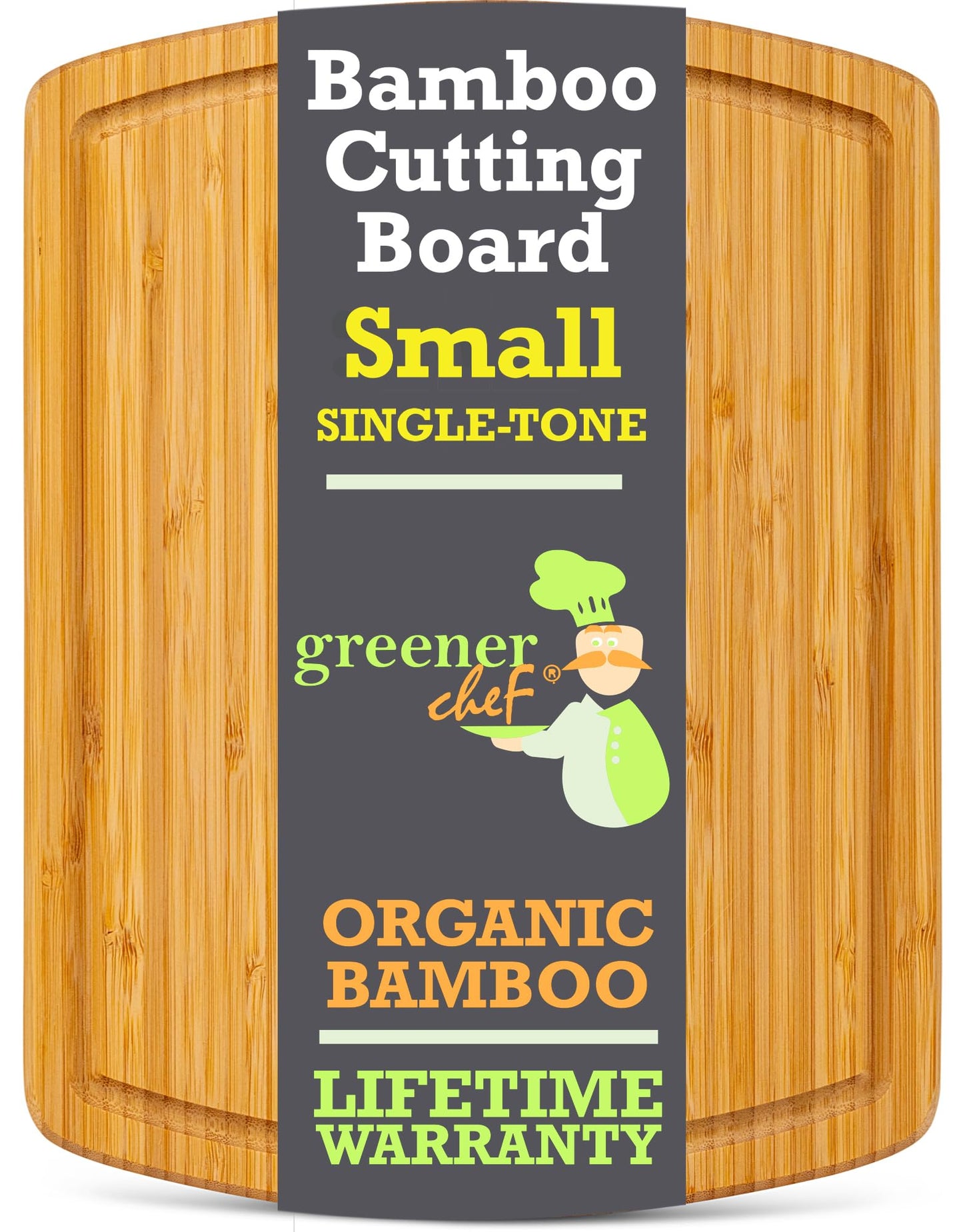 GREENER CHEF 18 Inch Extra Large Bamboo Cutting Board with Lifetime Replacements - Wood XL Cutting Boards for Kitchen