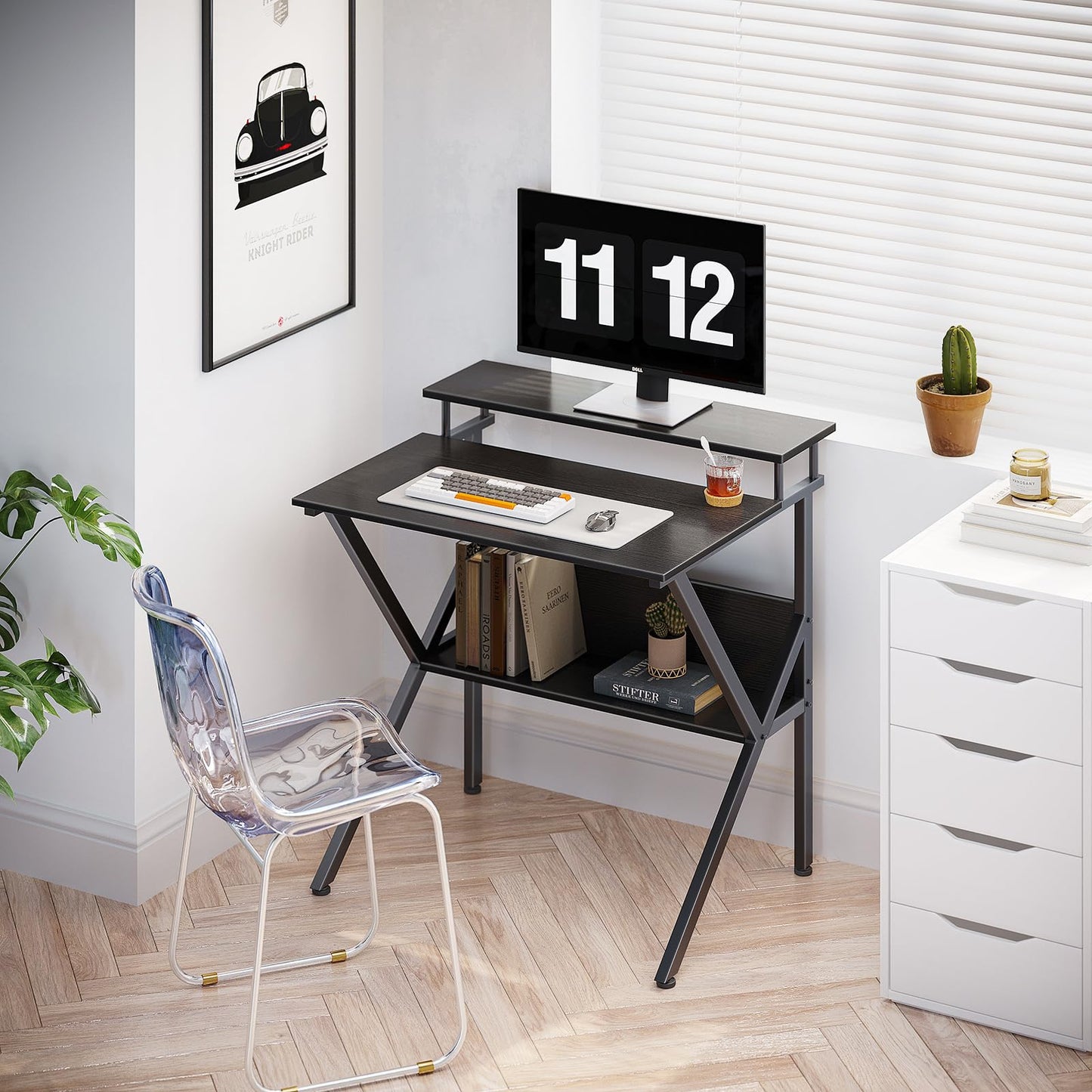 ODK Small Desk, 27.5 Inch Small Computer Desk for Small Spaces