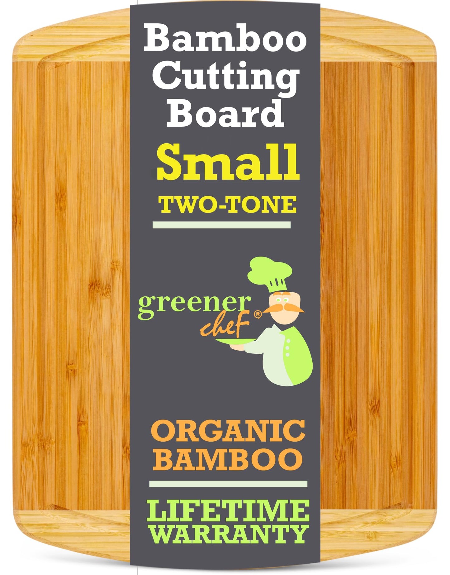 GREENER CHEF 18 Inch Extra Large Bamboo Cutting Board with Lifetime Replacements - Wood XL Cutting Boards for Kitchen